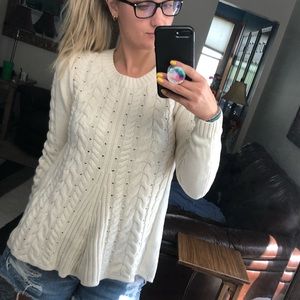cream decorative sweater